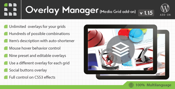 Media Grid - Overlay Manager 