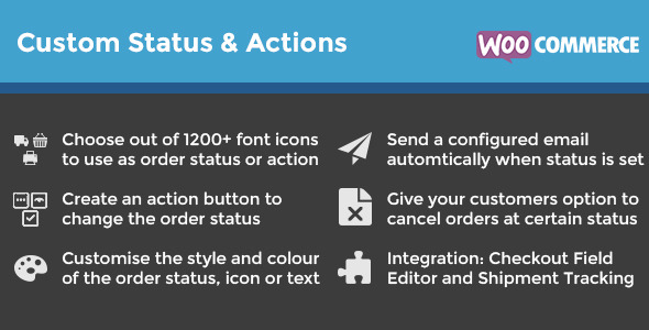 WooCommerce Custom Order Status & Actions