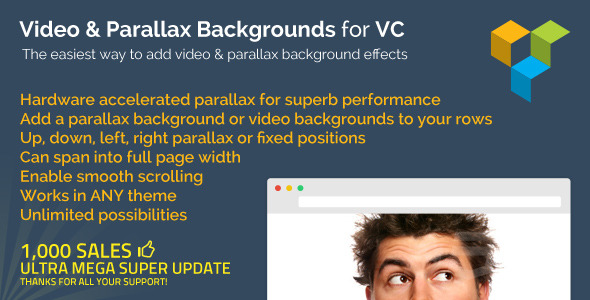Video & Parallax Backgrounds For Visual Composer