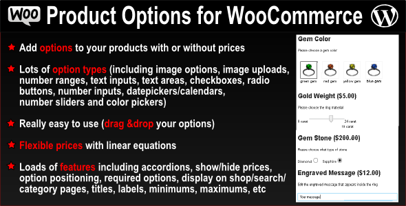 Product Options for WooCommerce 